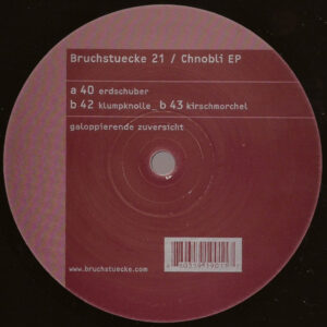 Galoppierende Zuversicht – Chnobli EP - Bruchstuecke