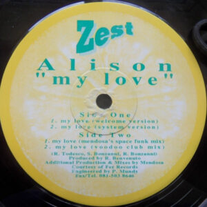 Alison – My Love - Zest