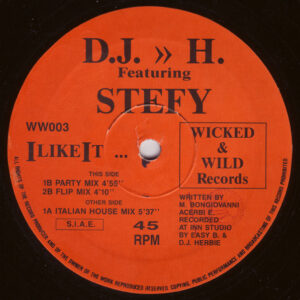 D.J. >> H. Featuring Stefy* – I Like It