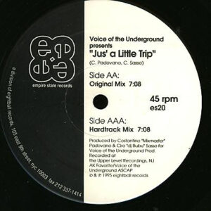Voice Of The Underground – Jus' A Little Trip - Empire State Records
