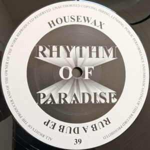 Rhythm Of Paradise – Rub A Dub EP - Housewax